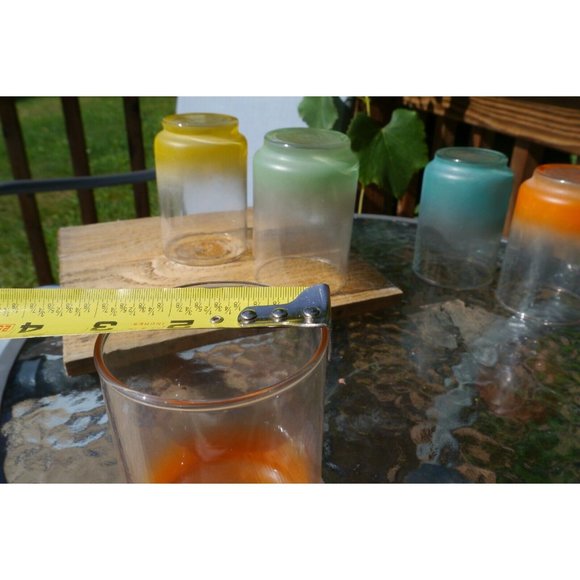 Set of 5 Vntge MCM Libbey Glass Blendo Barware Tumblers Drink Ware Glasses 12 oz - Picture 12 of 12